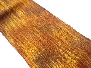 手織り真綿紬織り柄名古屋帯